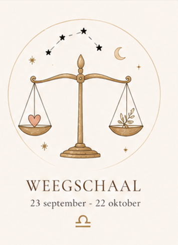 Sterrenbeeld Weegschaal & edelstenen