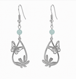 Livia – Handgemaakte Amazoniet Oorbellen – Summer Solstice | Made by Melissa
