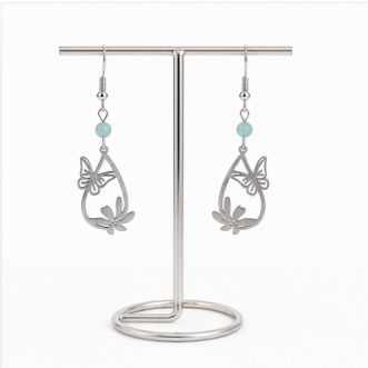 Livia – Handgemaakte Amazoniet Oorbellen – Summer Solstice | Made by Melissa