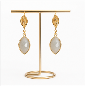 Lorien – Handgemaakte Amazoniet Oorbellen – Summer Solstice | Made by Melissa