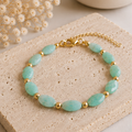 Gefacetteerde Edelsteenarmband – Amazoniet – Summer Solstice Collectie
