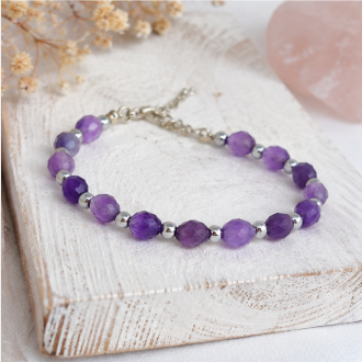 Ella - Amethist armband - Soul Stones