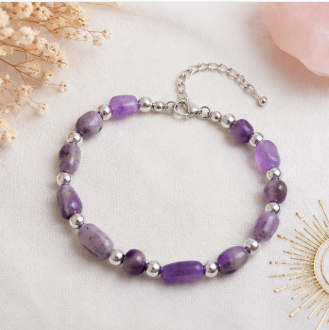 Norah - Amethist armband - Soul Sstones