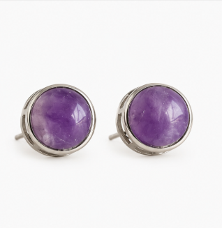Myrrah – Handgemaakte Amethist Oorbellen – Soul Stones | Made by Melissa