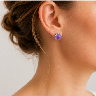 Myrrah – Handgemaakte Amethist Oorbellen – Soul Stones | Made by Melissa