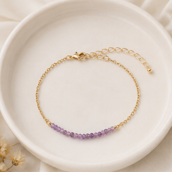 Amethist - Handgemaakte Fijne Edelsteenarmband – Soul Stones