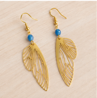 Awen – Handgemaakte Apatiet Oorbellen – Summer Solstice | Made by Melissa