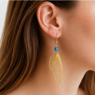 Awen – Handgemaakte Apatiet Oorbellen – Summer Solstice | Made by Melissa