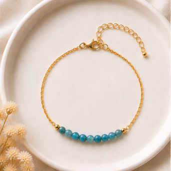 Apatiet - Handgemaakte Fijne Edelsteenarmband – Summer Solstice