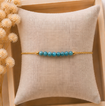 Apatiet - Handgemaakte Fijne Edelsteenarmband – Summer Solstice