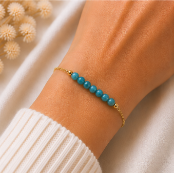 Apatiet - Handgemaakte Fijne Edelsteenarmband – Summer Solstice
