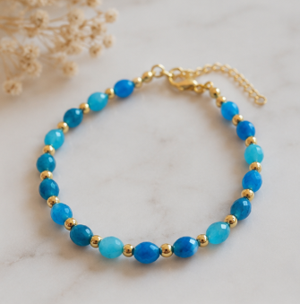 Fijne Edelsteenarmband – Apatiet – Soul Stones Collectie