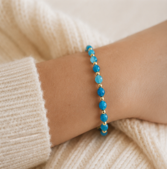 Fijne Edelsteenarmband – Apatiet – Soul Stones Collectie