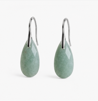 Luna – Handgemaakte Aventurijn Oorbellen – Soul Stones | Made by Melissa
