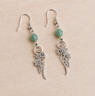 Willow – Handgemaakte Aventurijn Oorbellen – Soul Stones | Made by Melissa