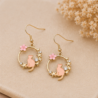 Blossom Kitty – Oorbellen