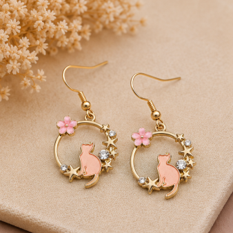 Blossom Kitty – Oorbellen