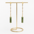 Camille – Handgemaakte Canadese Jade Oorbellen – Winter Solstice | Made by Melissa