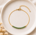 Canadese Jade - Handgemaakte Fijne Edelsteenarmband – Winter Solstice