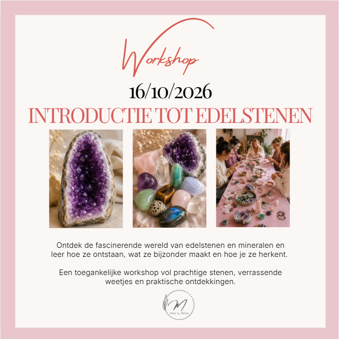 16/10/2026 Workshop introductie tot edelstenen