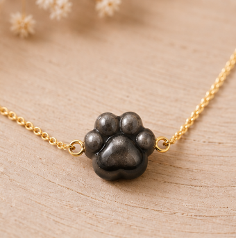 Dog Lovers Armband – Obsidiaan - Goudkleur