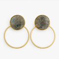 Elara – Handgemaakte Labradoriet Oorbellen – Soul Stones | Made by Melissa
