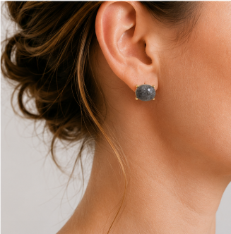 Lola – Handgemaakte Labradoriet Oorbellen – Soul Stones | Made by Melissa