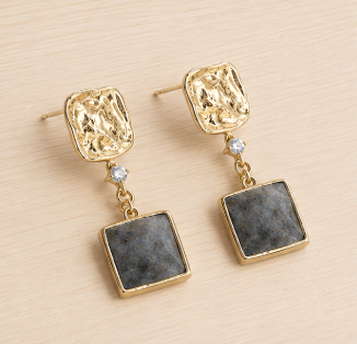 Nova – Handgemaakte Labradoriet Oorbellen – Soul Stones | Made by Melissa