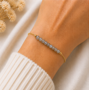 Labradoriet - Handgemaakte Fijne Edelsteenarmband – Soul Stones
