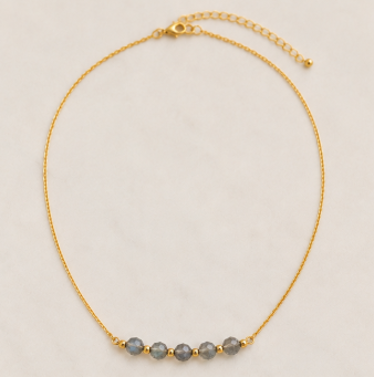 Labradoriet – Handgemaakte fijne edelsteenketting – Soul Stones