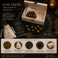Luxe Viking Runes Set – Tijgeroog – met Engelstalig Boekje