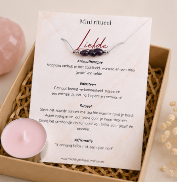 Mini Ritueel Liefde – Granaat & Aromatherapie