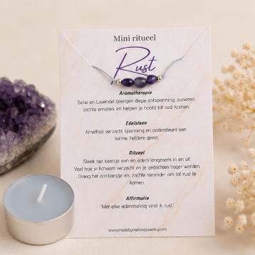 Mini Ritueel Rust – Amethist & Aromatherapie
