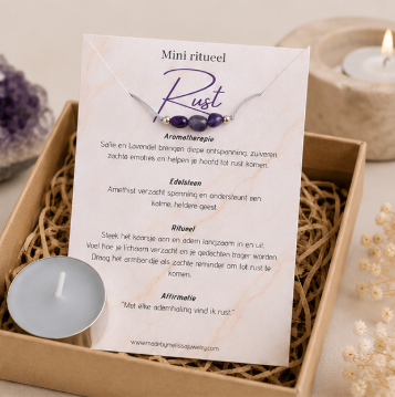 Mini Ritueel Rust – Amethist & Aromatherapie