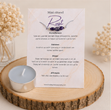 Mini Ritueel Rust – Amethist & Aromatherapie