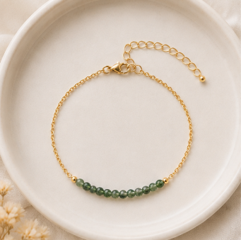 Mosagaat - Handgemaakte Fijne Edelsteenarmband – Wild Spirit