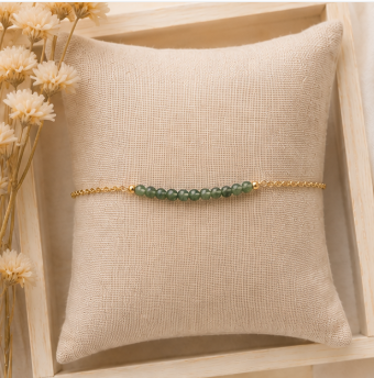 Mosagaat - Handgemaakte Fijne Edelsteenarmband – Wild Spirit