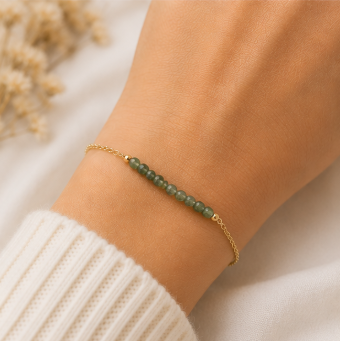 Mosagaat - Handgemaakte Fijne Edelsteenarmband – Wild Spirit