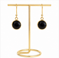 Marose – Handgemaakte Obsidiaan Oorbellen – Winter Solstice | Made by Melissa