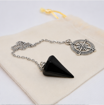 Inner Compass Pendel – Obsidiaan