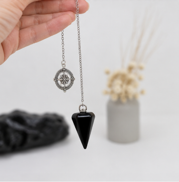 Inner Compass Pendel – Obsidiaan