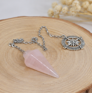 Inner Compass Pendel – Rozenkwarts