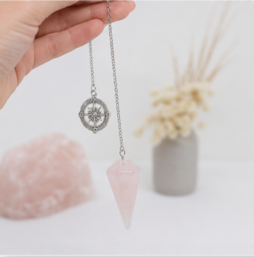 Inner Compass Pendel – Rozenkwarts