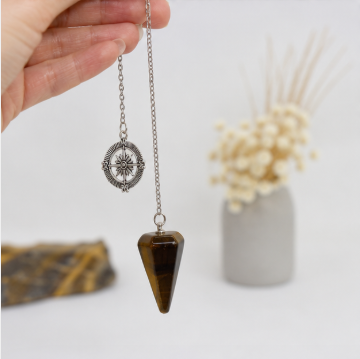 Inner Compass Pendel – Tijgeroog