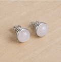 Myrrah – Handgemaakte Rozenkwarts Oorbellen – Soul Stones | Made by Melissa