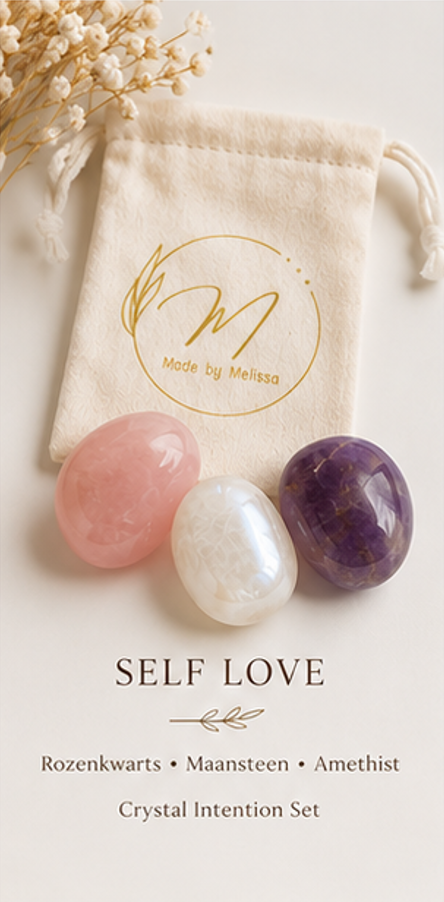 Self Love | Rozenkwarts, Maansteen &amp; Amethist