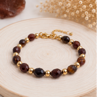 Ella - Tijgeroog armband - Wild Spirit