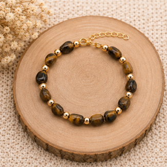 Norah - Tijgeroog armband - Wild Spirit