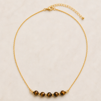 Tijgeroog – Handgemaakte fijne edelsteenketting – Wild Spirit