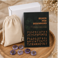 Viking Runes Set – Amethist – met Engelstalig Boekje